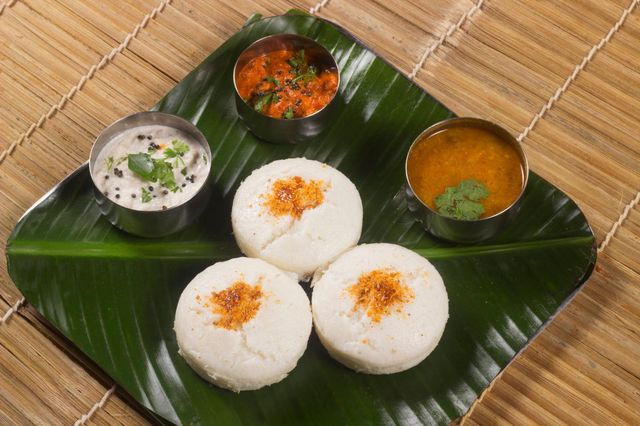 Soft Idli + Sambar