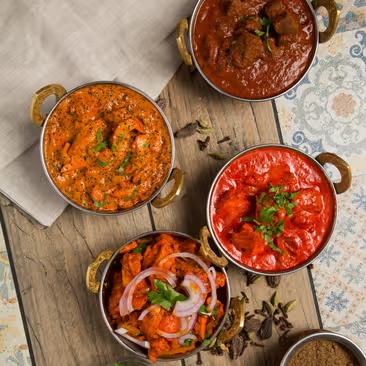 Indian Curries --> Veg & Non-Veg