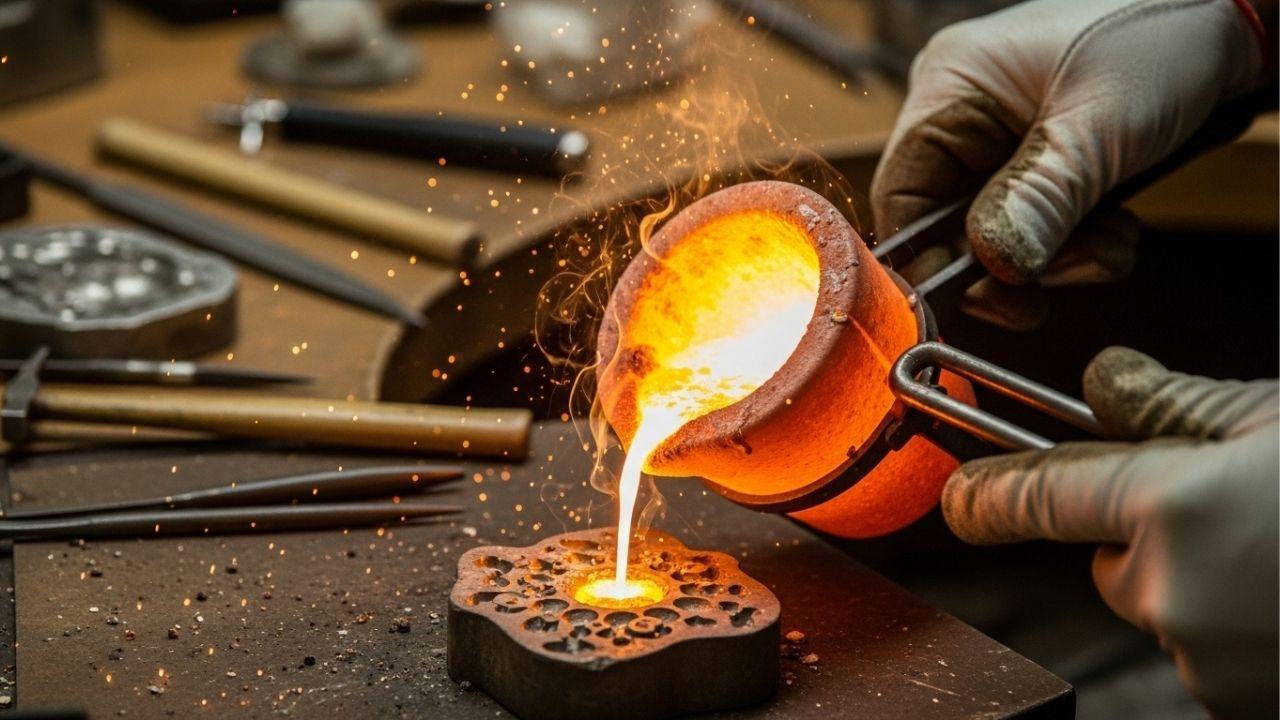 916 Gold Casting
